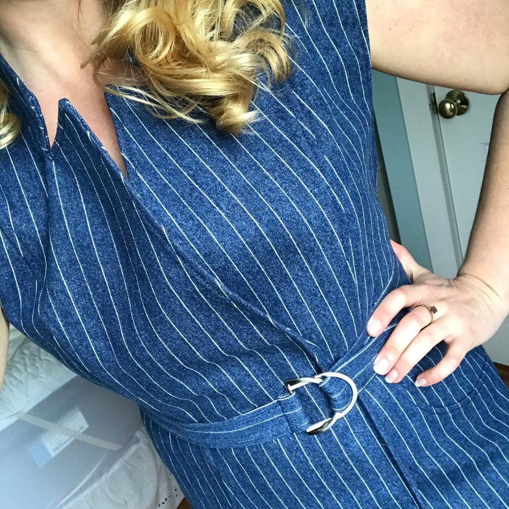 C/MEO Pinstrip Top